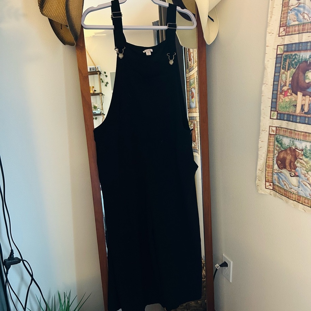 Xhilaration Black Overalls